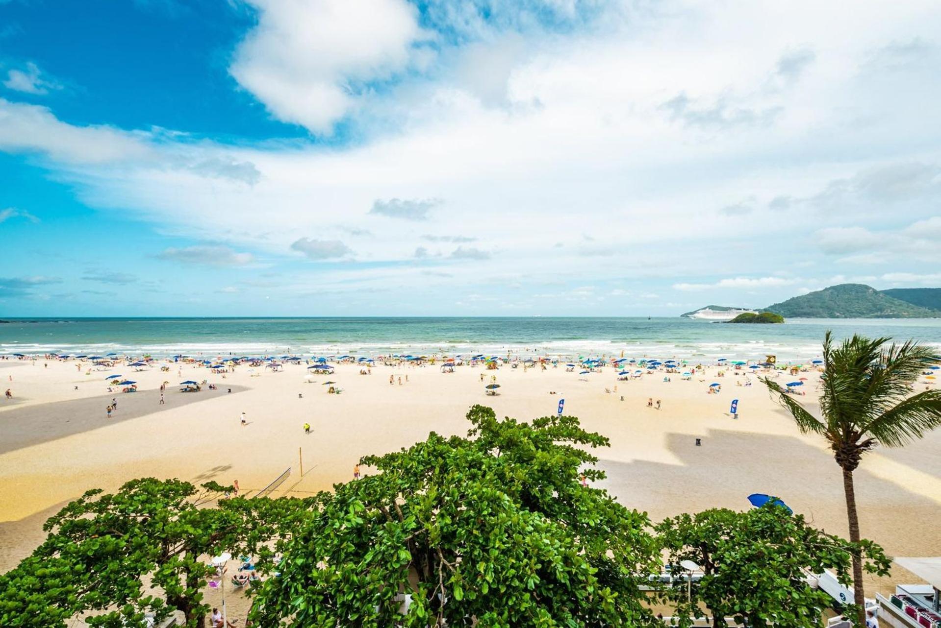 Apartamento Apto Pe Na Areia Com Linda Vista Frente Mar Cel403